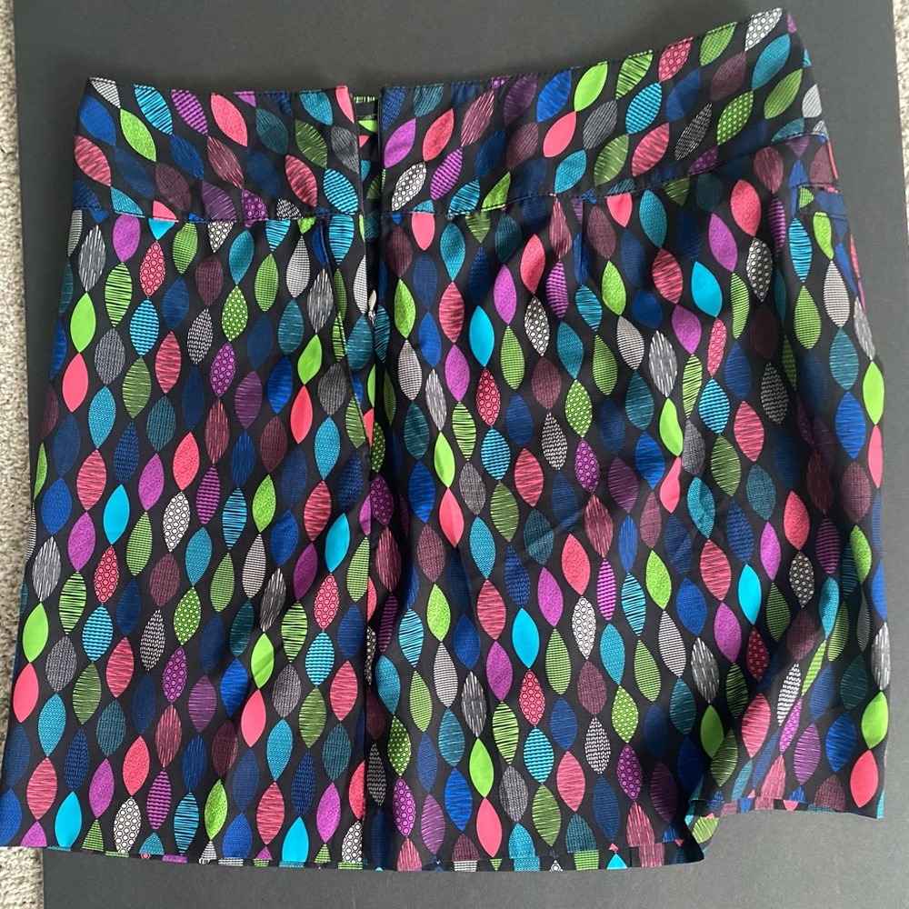 Cutter & Buck DryTec Skort Skirt Multicolor Pockets Side Zip 6